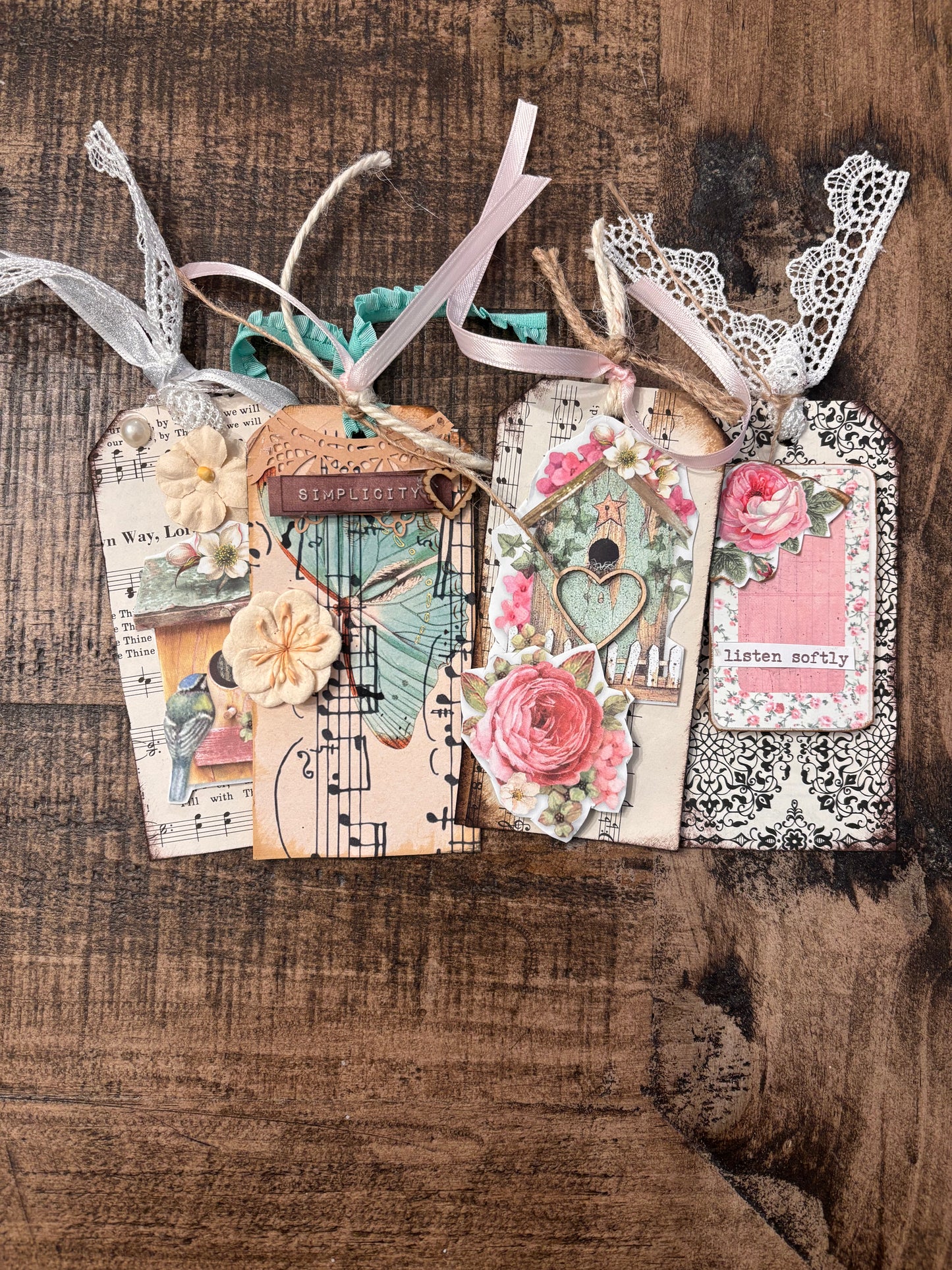 Add on Handmade Vintage Style Tag