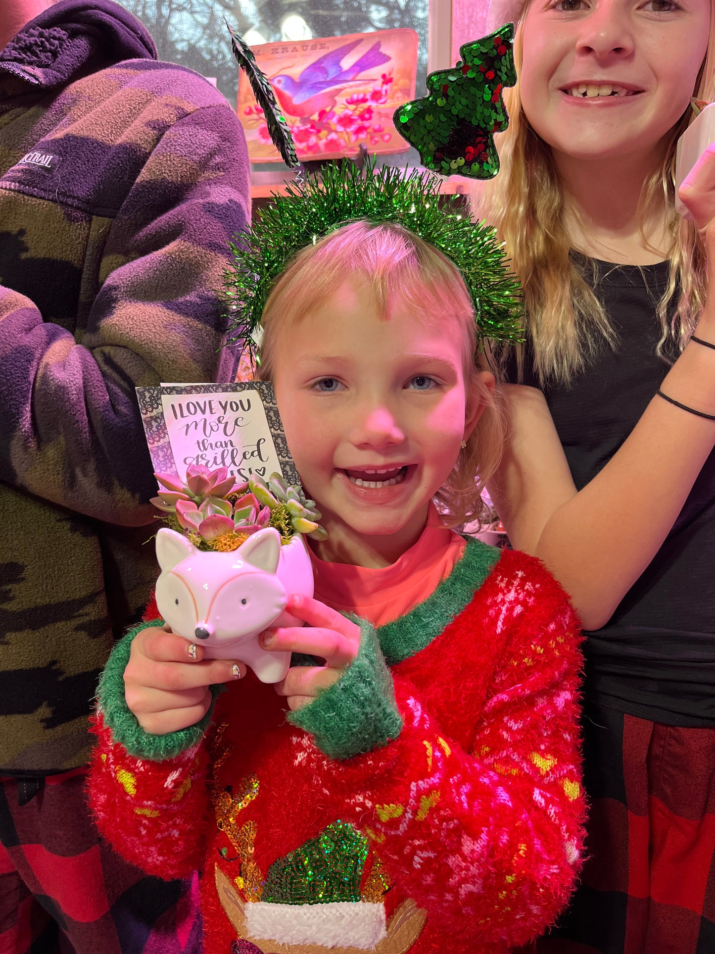 Christmas Succulent Workshop for Kids | Rooted Treasures Succulents