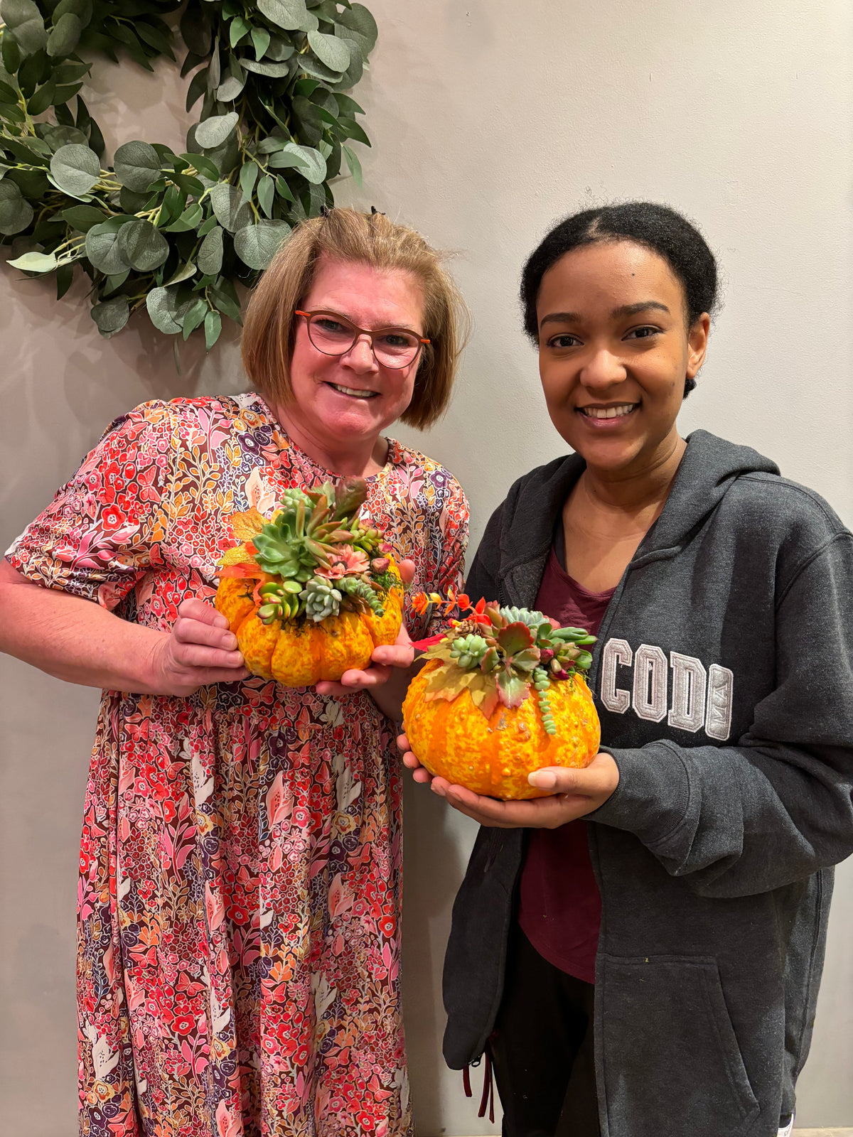 September 25th      Succulent Pumpkin DIY Workshop