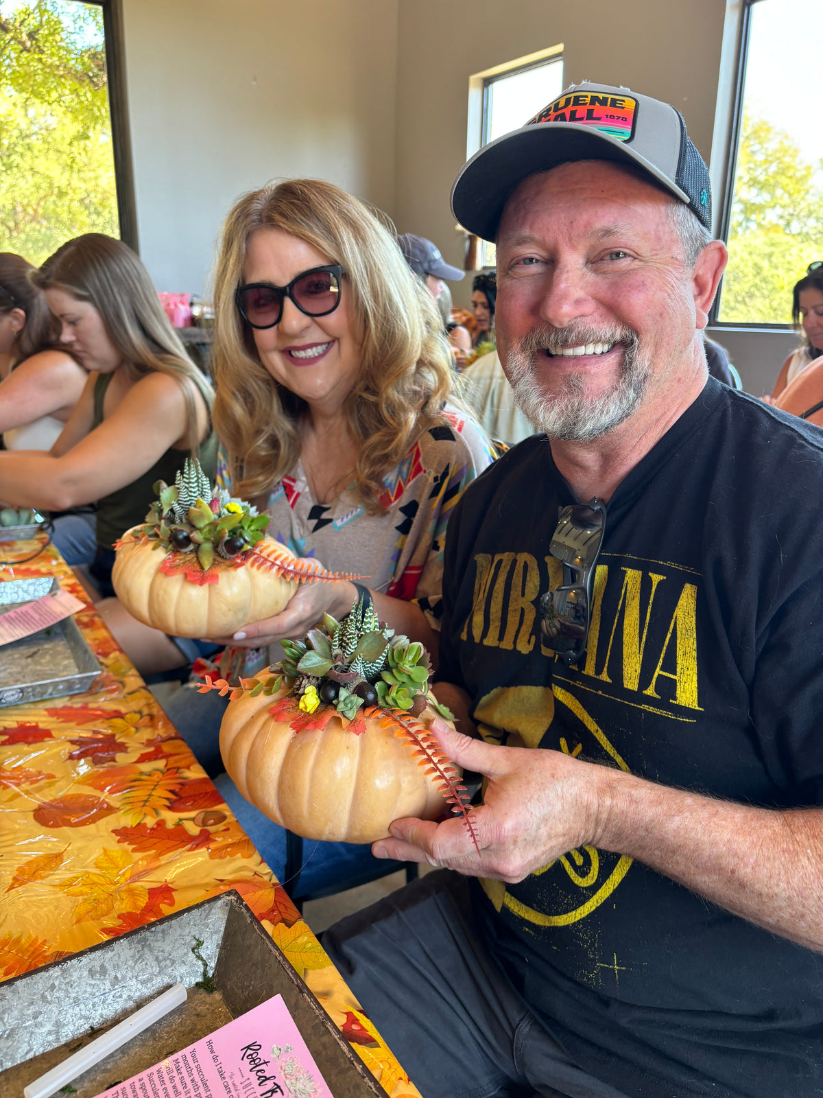 October 28th Vista Brewing DIY Succulent Pumpkin Workshop