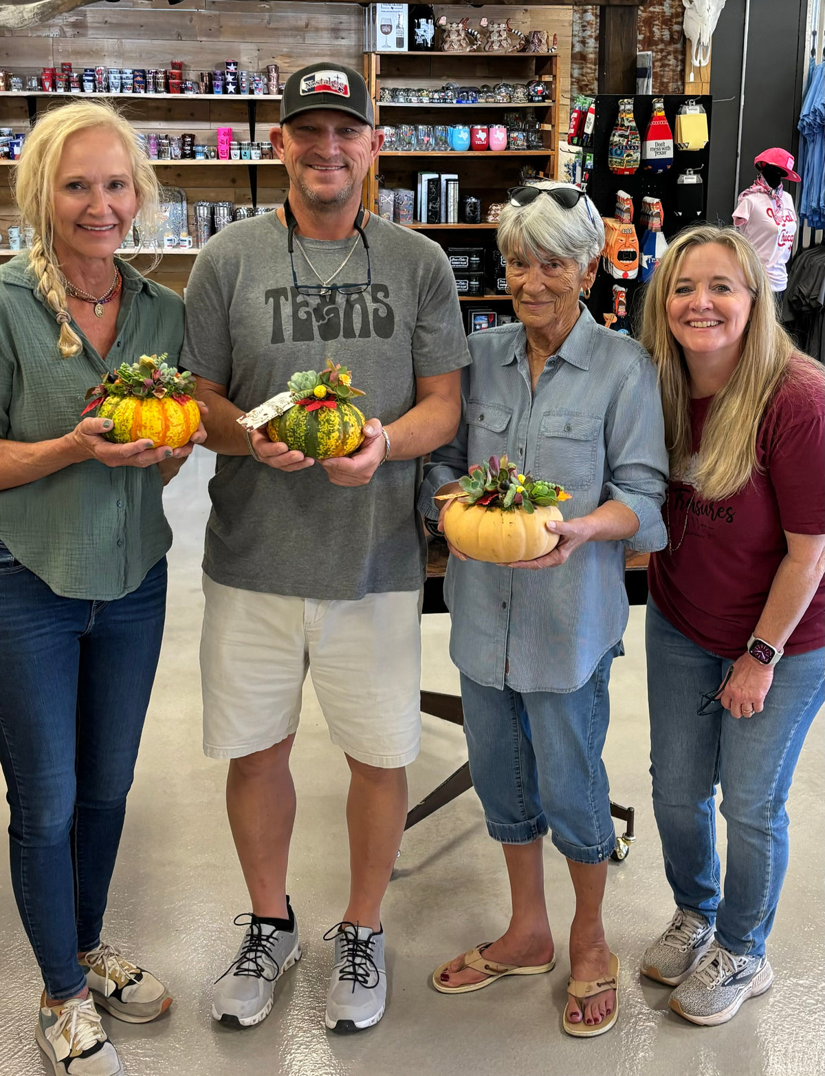 September 25th      Succulent Pumpkin DIY Workshop