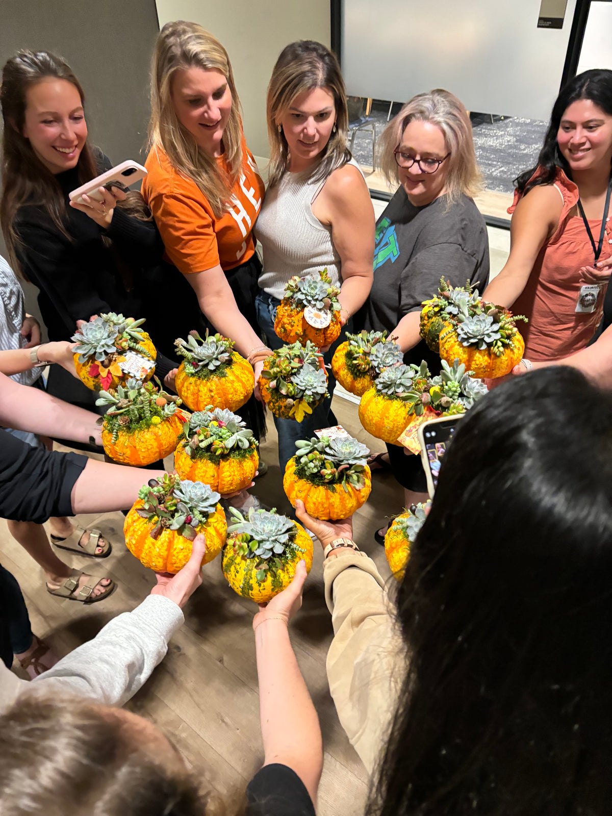 September 25th      Succulent Pumpkin DIY Workshop