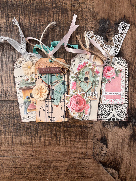 Add on Handmade Vintage Style Tag
