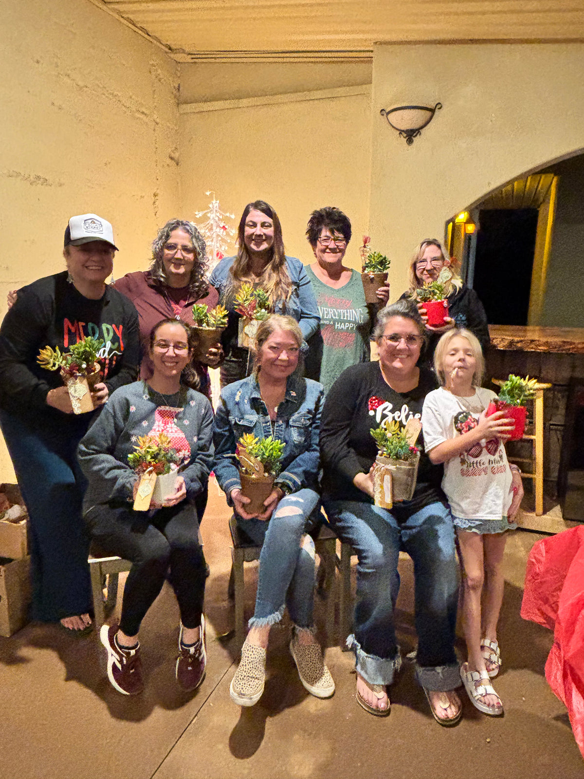 DIY  Christmas  Succulent Workshop