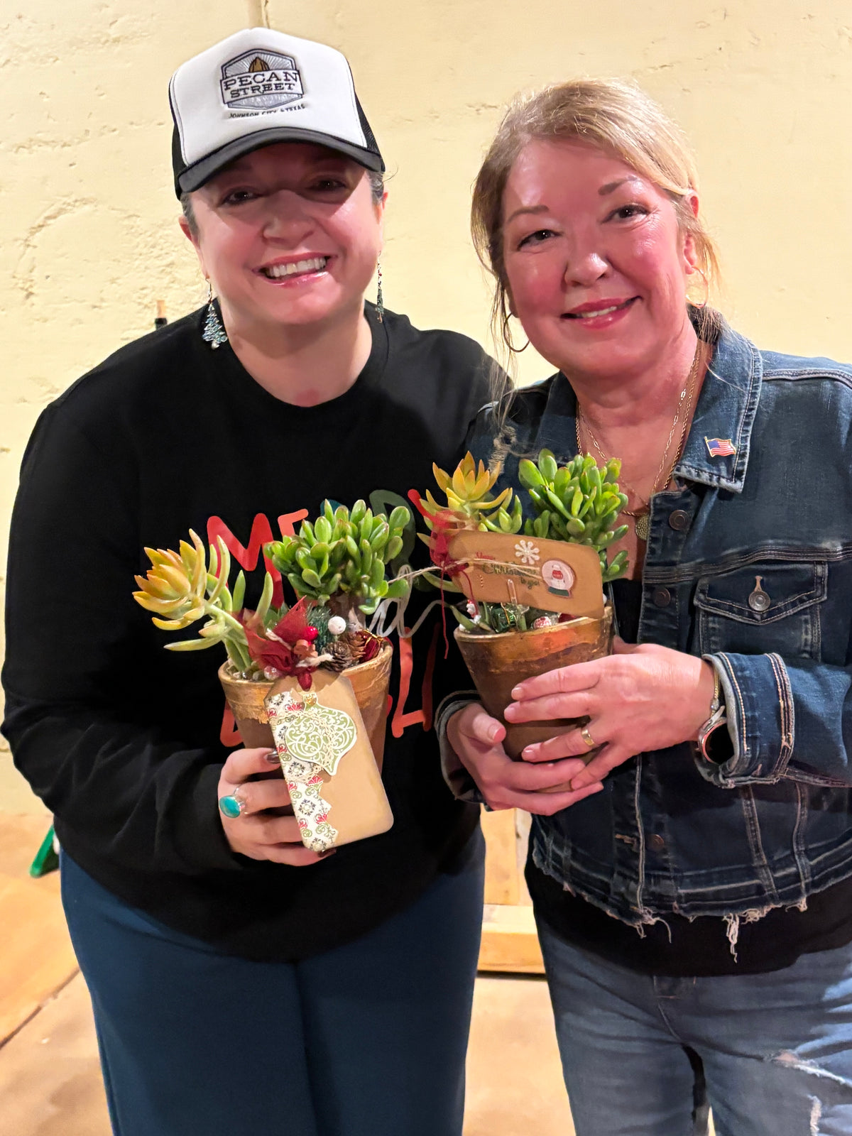 DIY  Christmas  Succulent Workshop