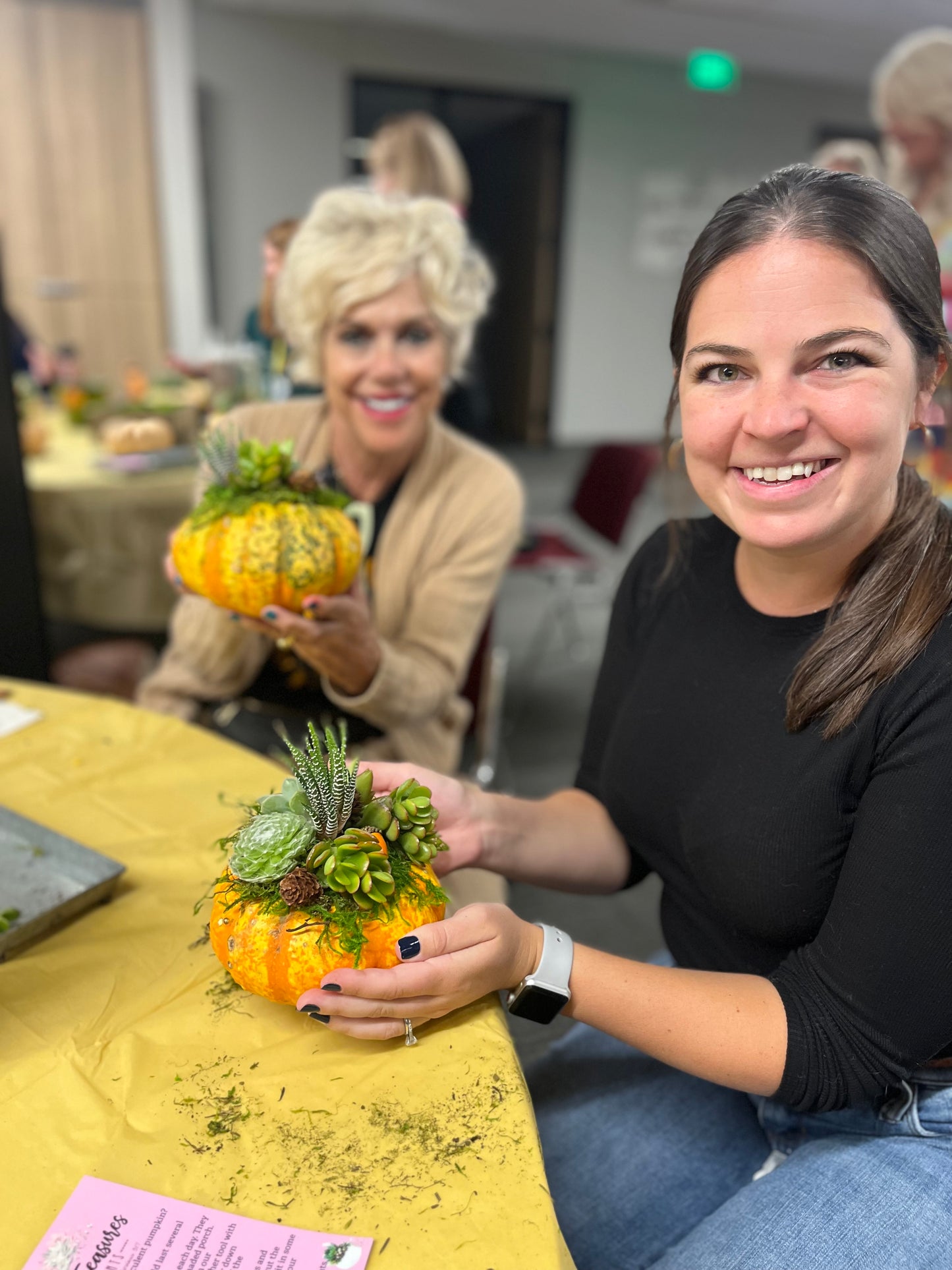 Slow North DIY Succulent Pumpkin Class