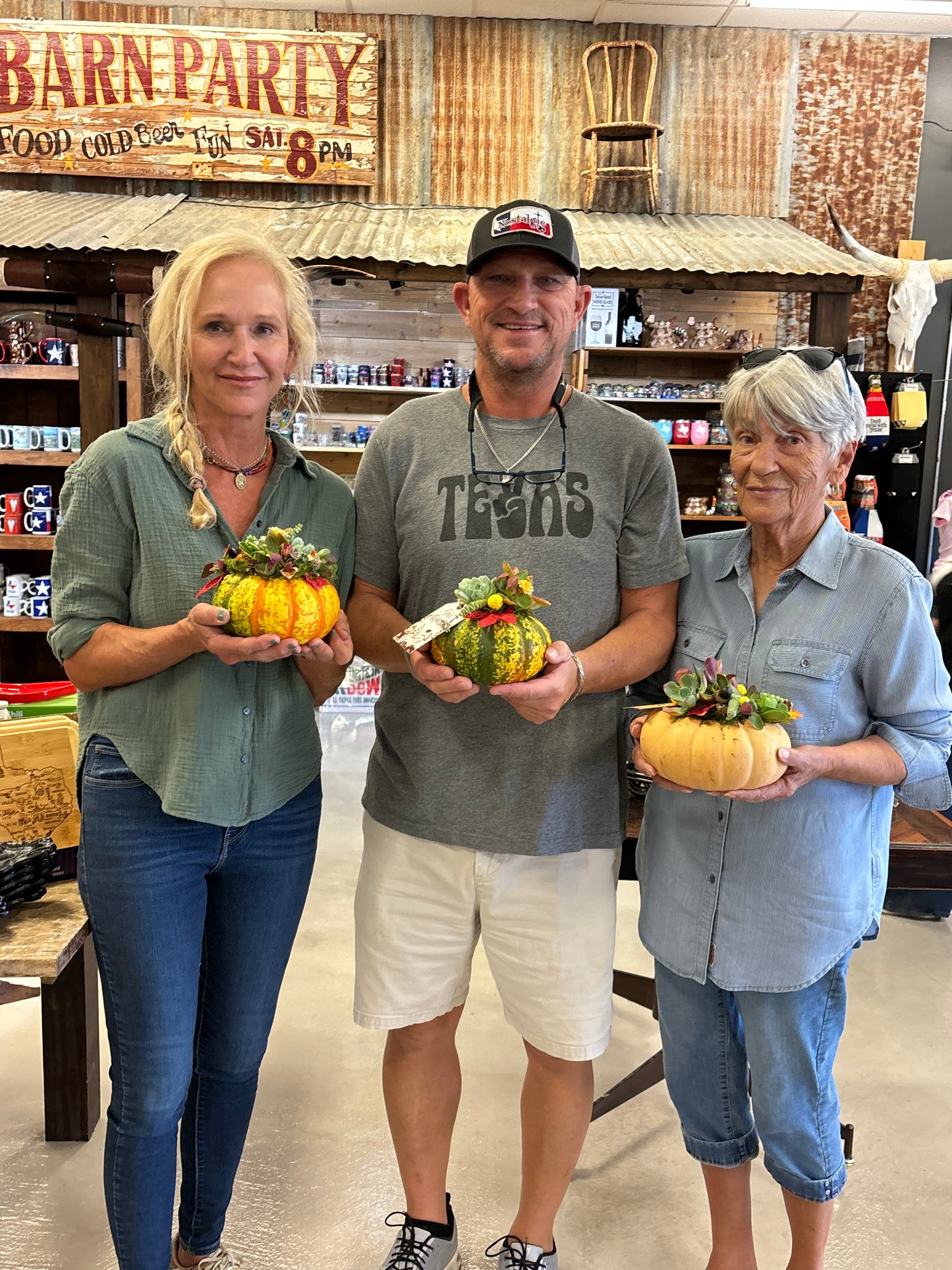 Succulent Pumpkin DIY Workshop | Y'alls Gift Company