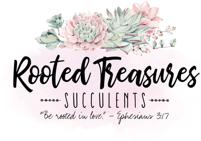 Rooted Treasures Succulents Logo