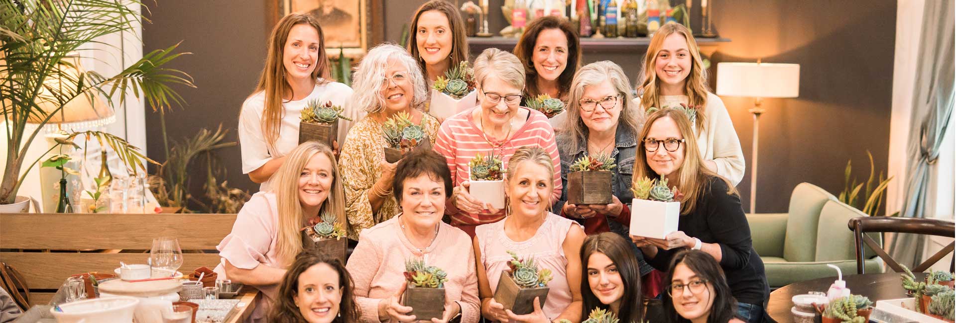 Build Your Own Succulent Workshop with Rooted Treasures Succulents