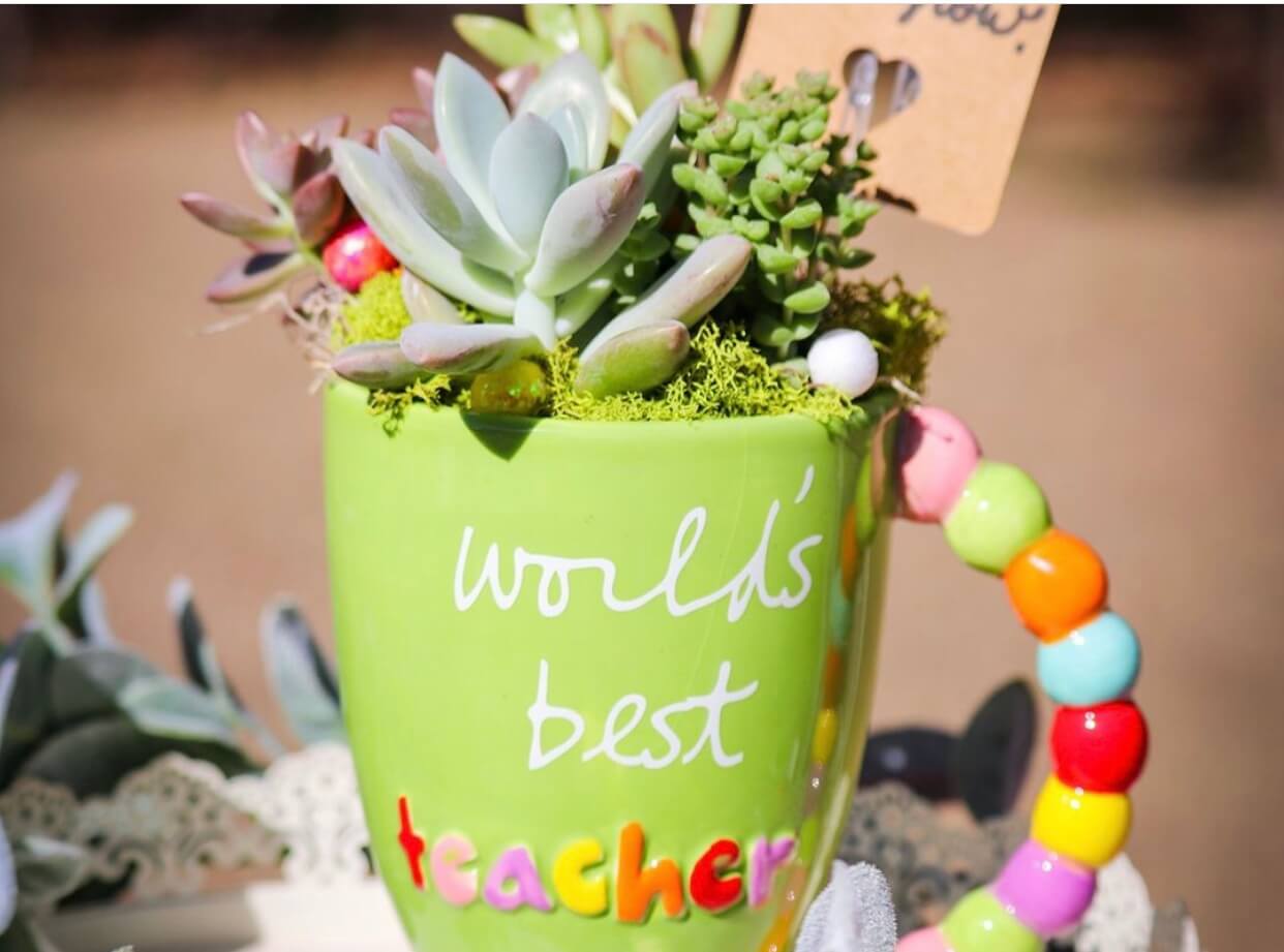 World's Best Teacher | Rooted Treasures Succulents